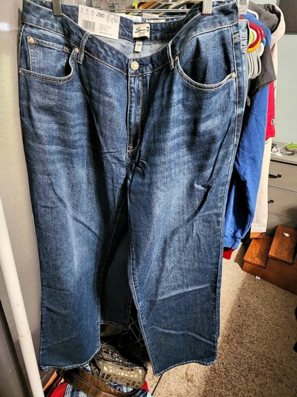 Hug Index Seven7 Women Blue Jeans Size 18W NWT